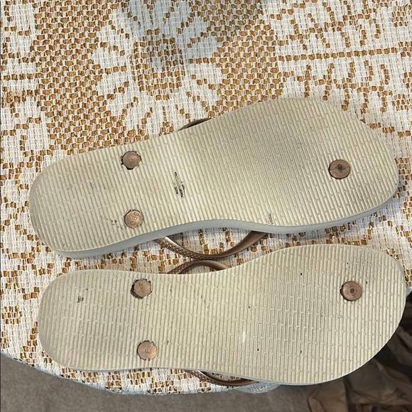 Havaianas Pink and Cream Sporty Sandals Size 9 - Picture 7 of 7